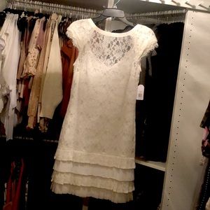 Jessica Simpson white lace dress size 2